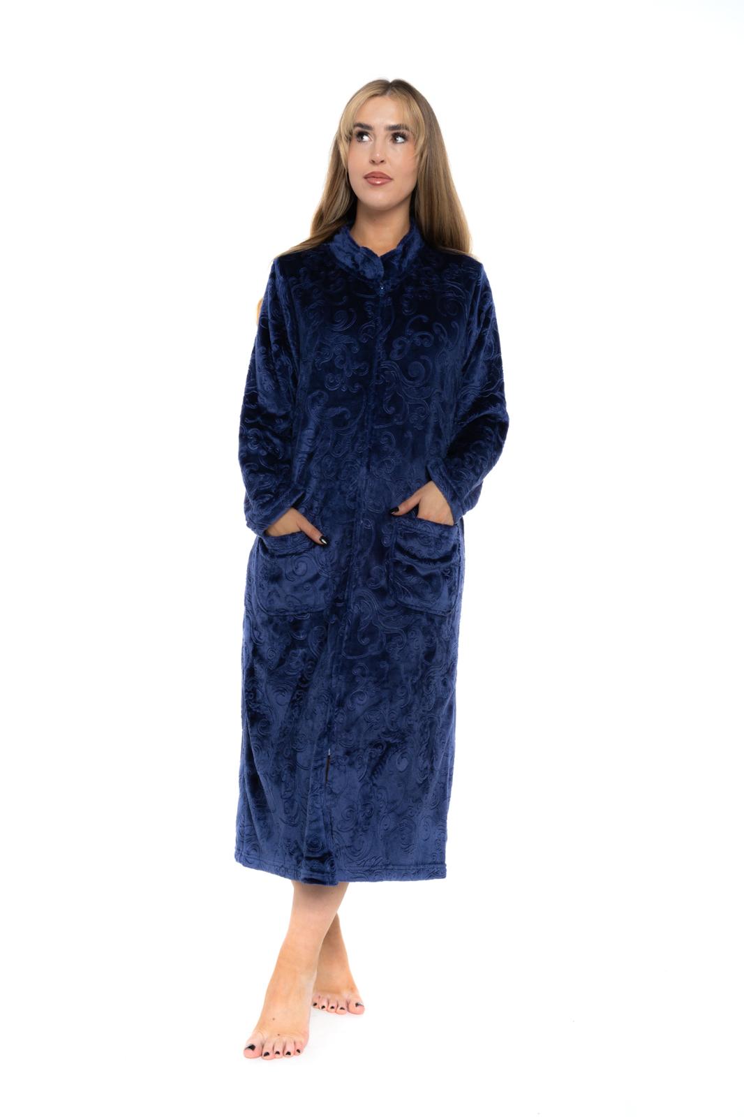 Luxury Thermal Zip Dressing Gown