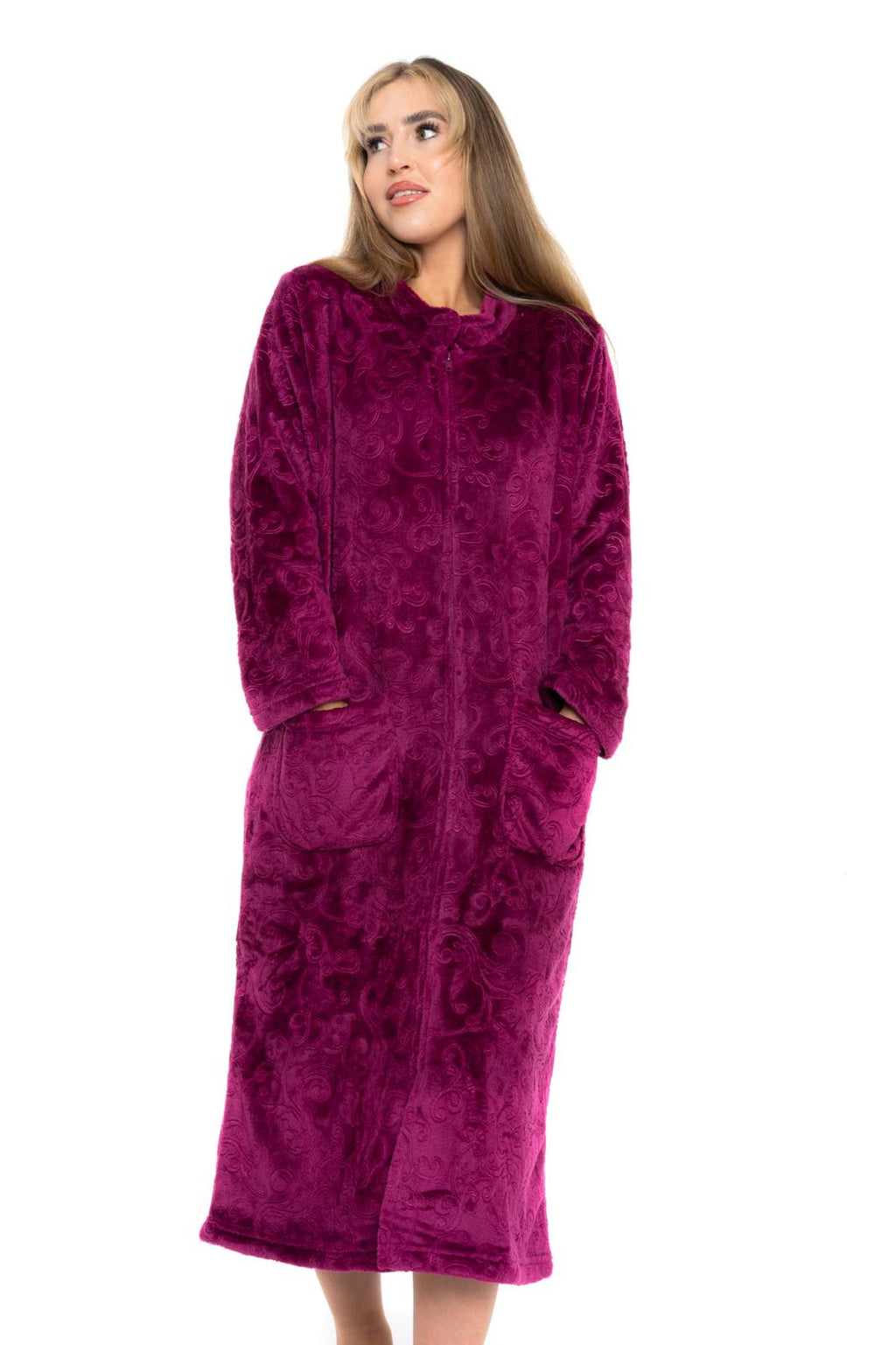 Luxury Thermal Zip Dressing Gown