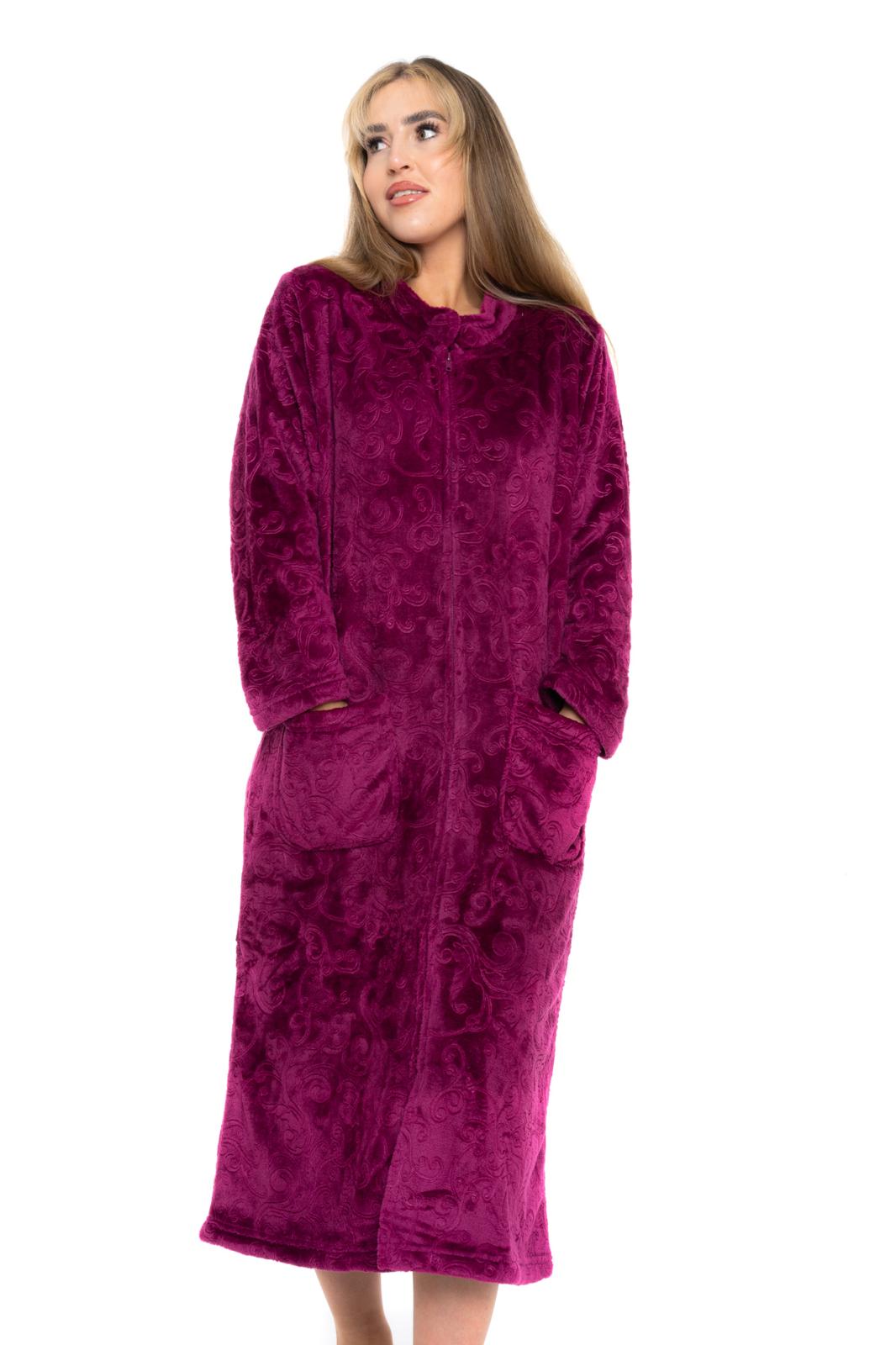 Luxury Thermal Zip Dressing Gown