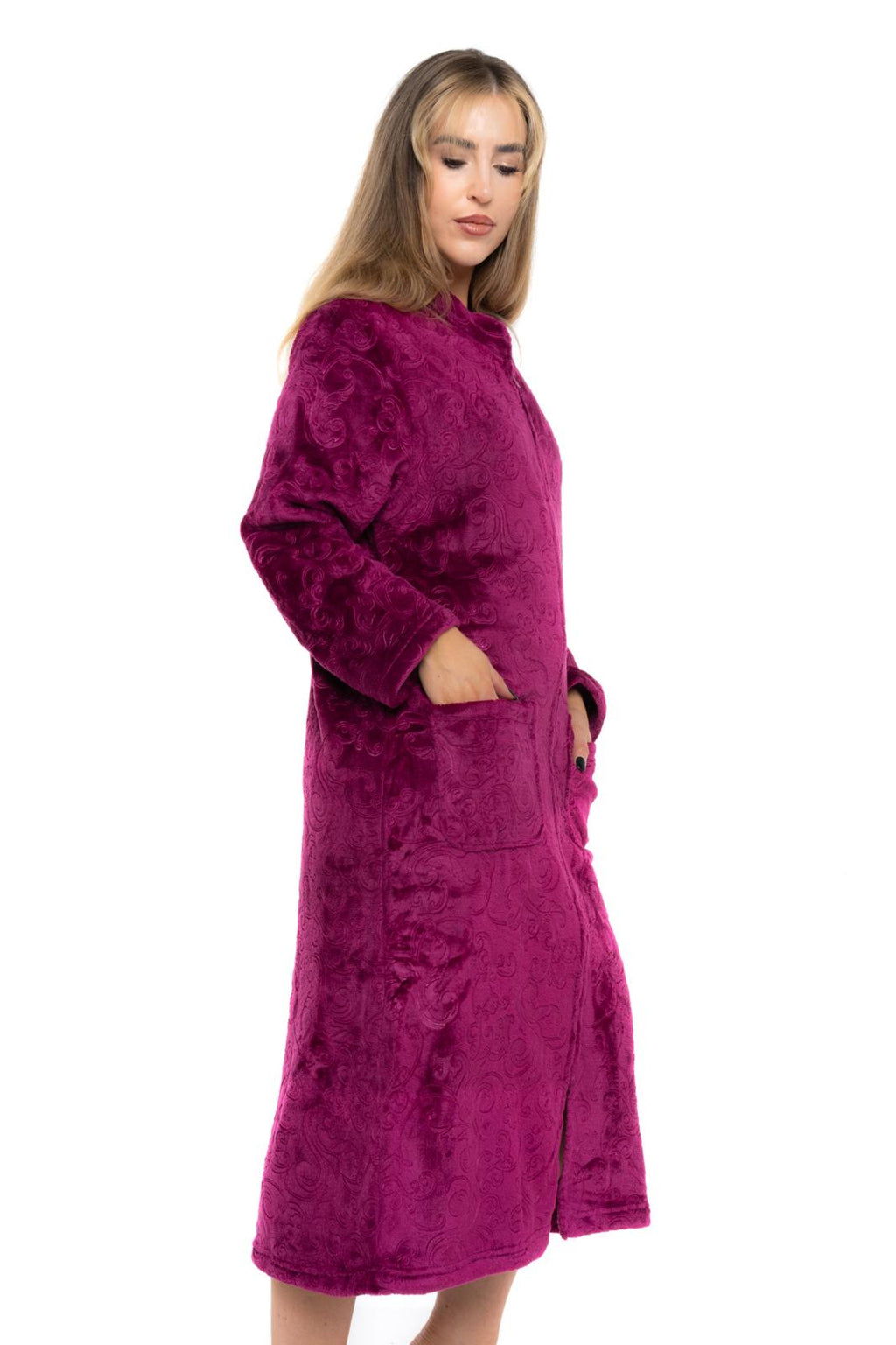 Luxury Thermal Zip Dressing Gown