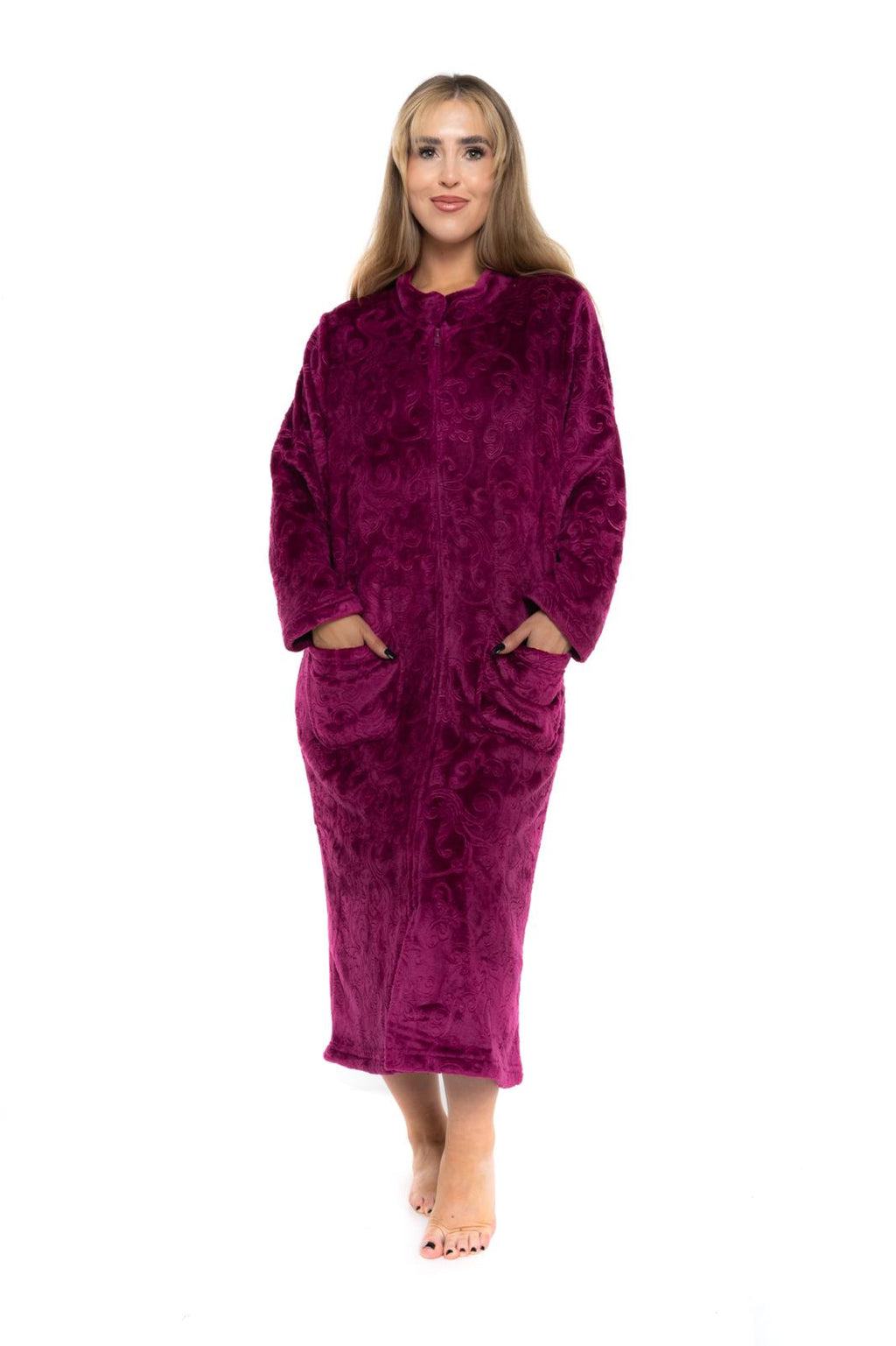 Luxury Thermal Zip Dressing Gown
